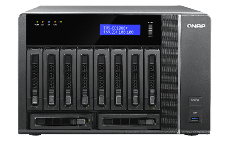 QNAP TVS-EC1080+ (TVS-EC1080-E3-32G) (Xeon E3, 32GB, QTS 4.1)
