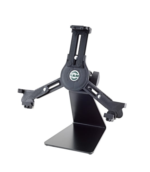 K&M 19792-000-55 Table Stand with Universal Tablet Holder K&M 19792-000-55 Table Stand with Universal Tablet Holder
