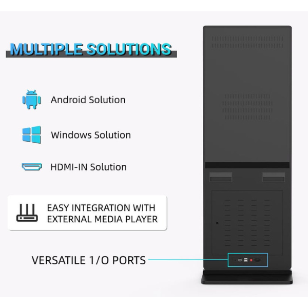 Marvel MWE Indoor Floor Stand Full Screen Digital Signage Display – 70 Marvel MWE Indoor Floor Stand Full Screen Digital Signage Display – 70