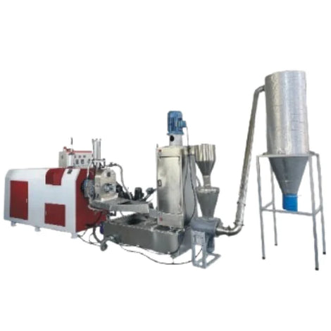 No Heater Plastic Recycling Line with Hot Face & Water Ring Cutting