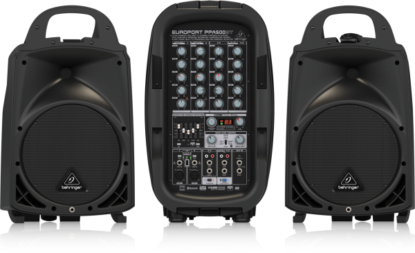Behringer PPA500BT Ultra-Compact With Bluetooth Wireless Technology 500W 6-Channel Portable PA System Speaker Behringer PPA500BT Ultra-Compact With Bluetooth Wireless Technology 500W 6-Channel Portable PA System Speaker