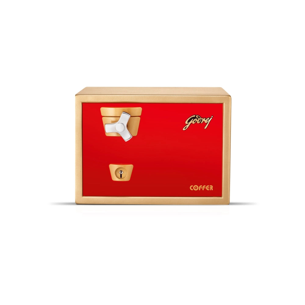 Godrej Premium Coffer V1 Red Home Locker – Secure Safe | SKU: Premium Coffer V1 Godrej Premium Coffer V1 Red Home Locker – Secure Safe | SKU: Premium Coffer V1