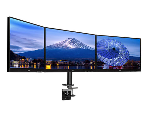 Simple and Functional Triple Desktop Arm - DS1003C-B1