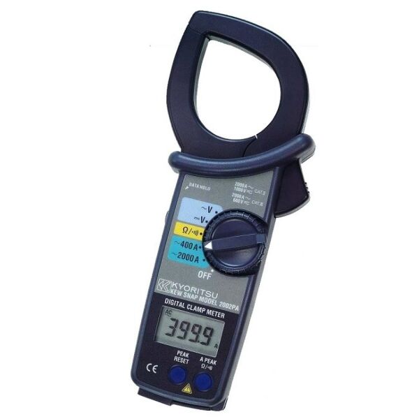 Kyoritsu Model 2002PA 2000A Digital Clamp Meter Kyoritsu Model 2002PA 2000A Digital Clamp Meter