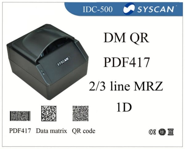 ICAO Standard 3 Lines MRZ Readable Passport Scanner