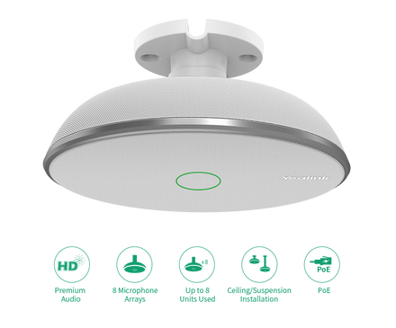 Yealink VCM38 ceiling conference microphone