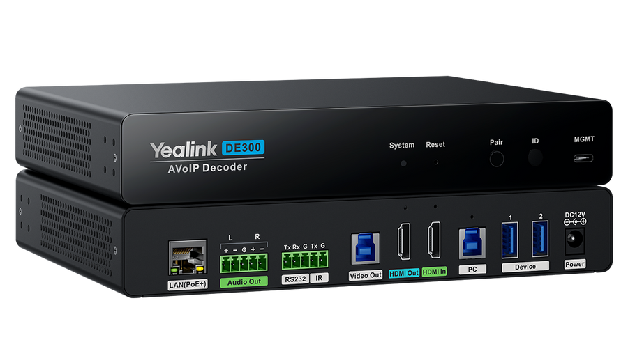 Yealink DE300 AVoIP Decoder – DE300