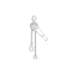 JBL VTX V20 LH Factory Approved Manual Lever Hoist JBL VTX V20 LH Factory Approved Manual Lever Hoist
