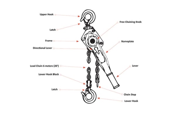JBL VTX-V25-LH Manual Lever Hoist JBL VTX-V25-LH Manual Lever Hoist