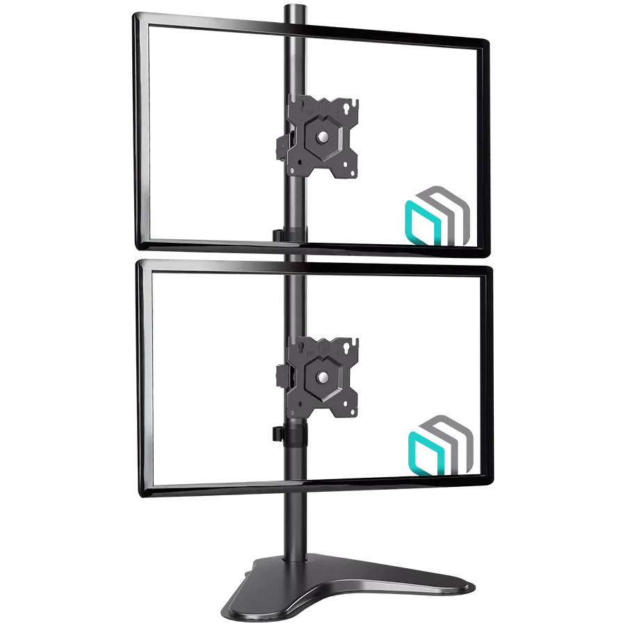 Prestigio ONKRON Dual Monitor Stand for 13''-32'' Screens up to 8 kg Black - D208FS-B Prestigio ONKRON Dual Monitor Stand for 13''-32'' Screens up to 8 kg Black - D208FS-B