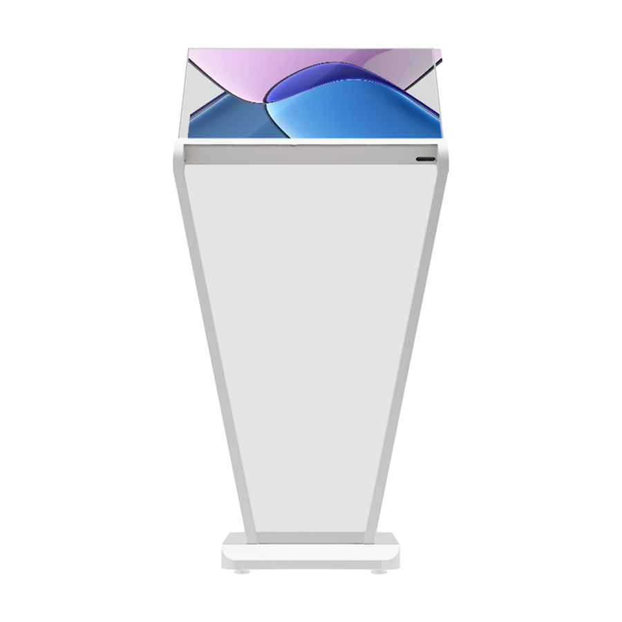Specktron 30-inch Transparent OLED Landscape Z-Shape Kiosk