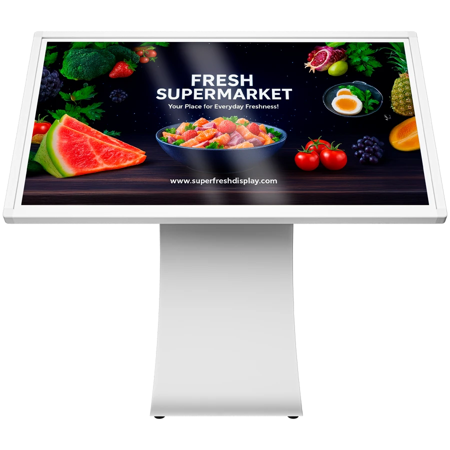 Prestigio 55-inch 4K Tilted Indoor Digital Signage Totem – PSTI55A1S1