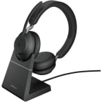 Jabra Evolve2 65 Link380a Stereo Wireless On Ear Headset with Stand Jabra Evolve2 65 Link380a Stereo Wireless On Ear Headset with Stand