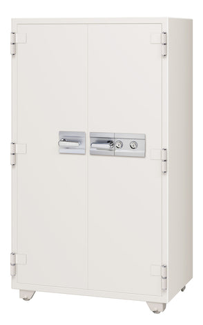 EIKO 2D-203CKG Extra Large Two-Door Fire-Resistant Commercial Safe, Classic Key Lock