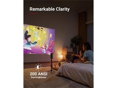 Nebula Apollo D2410311 Mini Projector – 200 ANSI Lumens, Wi-Fi, Android 7.1 Nebula Apollo D2410311 Mini Projector – 200 ANSI Lumens, Wi-Fi, Android 7.1