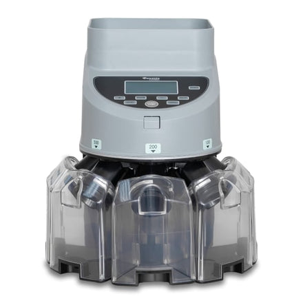Cassida Coin Max COINMAX Professional High-Speed Medium to Heavy Duty Coin Counter & Sorter Machine