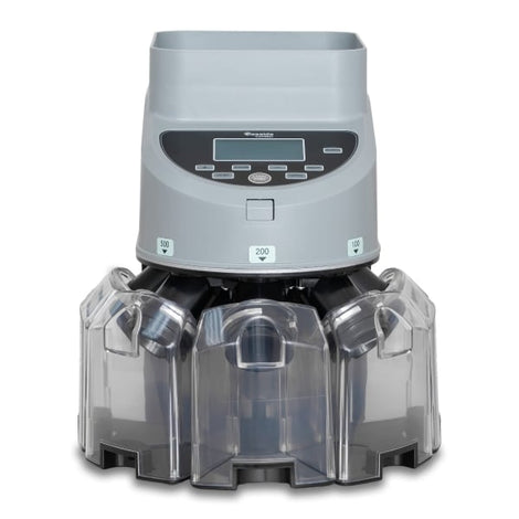 Cassida Coin Max COINMAX Professional High-Speed Medium to Heavy Duty Coin Counter & Sorter Machine