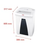 HSM SECURIO B24 5.8 P-2 27 Sheet Capacity Strip Cut Shredder HSM SECURIO B24 5.8 P-2 27 Sheet Capacity Strip Cut Shredder