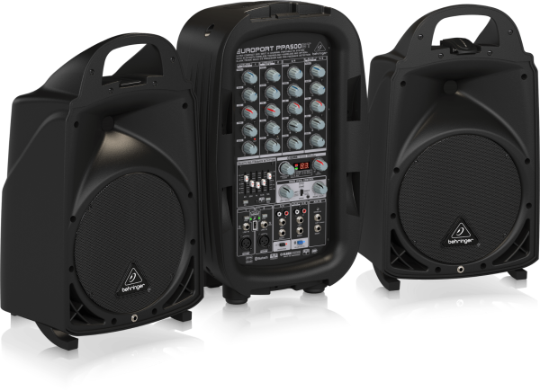 Behringer PPA500BT Ultra-Compact With Bluetooth Wireless Technology 500W 6-Channel Portable PA System Speaker Behringer PPA500BT Ultra-Compact With Bluetooth Wireless Technology 500W 6-Channel Portable PA System Speaker