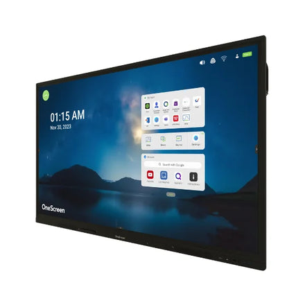 OneScreen TL7 98" 4K Interactive Flat Panel – Ultra-Large Interactive Solution for Auditoriums, Enterprise Hubs