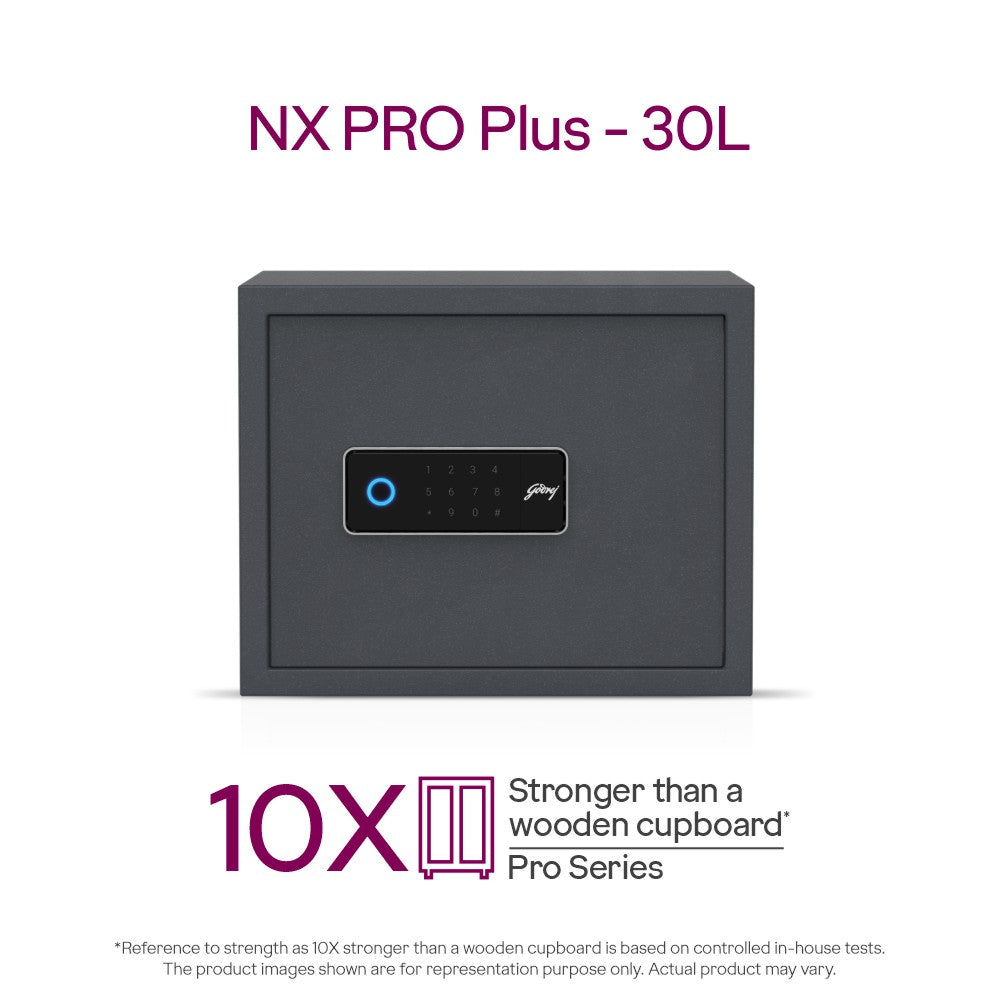 Godrej NX Pro Plus Digi+ Bio 30L Home Locker | NX Pro Plus - 30L | Biometric Digital Safe Godrej NX Pro Plus Digi+ Bio 30L Home Locker | NX Pro Plus - 30L | Biometric Digital Safe