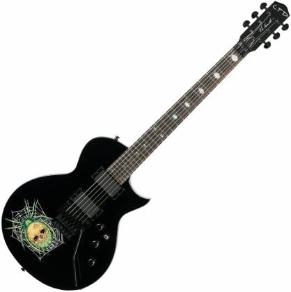 ESP LTD LKH3 Kirk Hammett 30th Anniversary Black Spider Graphic Guitar, Includes Hard Case ESP LTD LKH3 Kirk Hammett 30th Anniversary Black Spider Graphic Guitar, Includes Hard Case