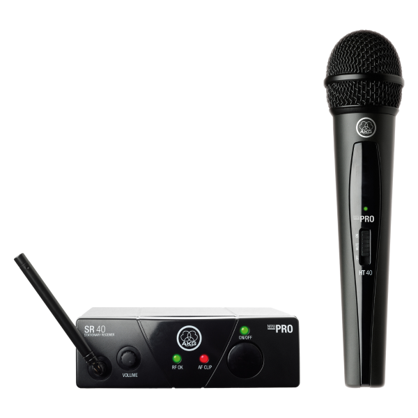AKG WMS40 Mini Vocal Set Band-ISM2 Wireless Microphone System AKG WMS40 Mini Vocal Set Band-ISM2 Wireless Microphone System