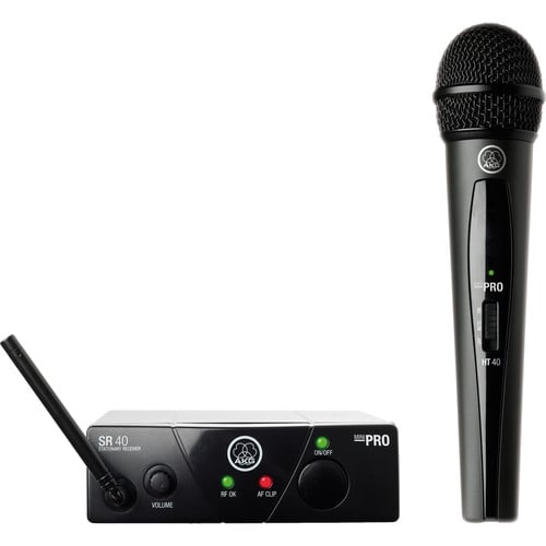 AKG WMS40 Mini Vocal Set BD US25-D Wireless Microphone System AKG WMS40 Mini Vocal Set BD US25-D Wireless Microphone System