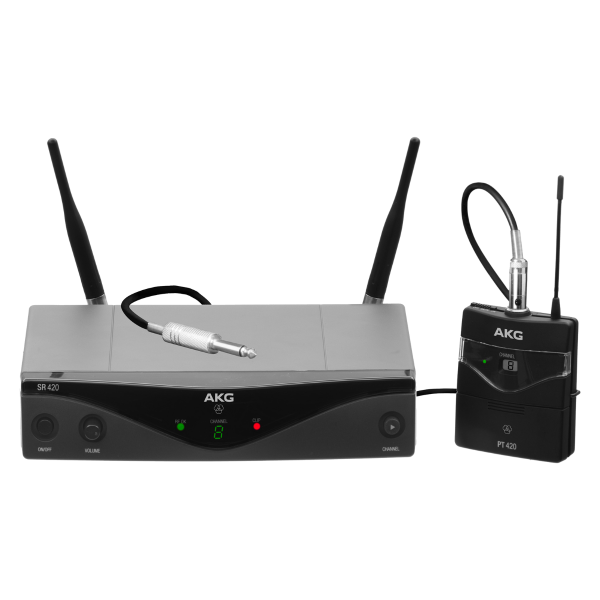AKG WMS420 INSTRUMENTAL SET Band U1 Professional Wireless Microphone System AKG WMS420 INSTRUMENTAL SET Band U1 Professional Wireless Microphone System