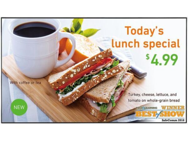 SHARP 24/7 Operation Class Full HD Commercial LED Monitor 60 SHARP 24/7 Operation Class Full HD Commercial LED Monitor 60