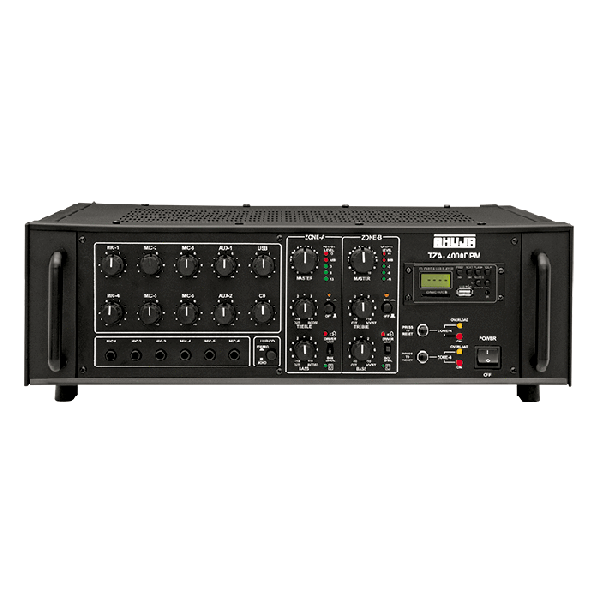 Ahuja TZA4000DPM USB-SD 6-Microphone & 2-Aux Input PA Amplifier