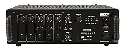 Ahuja SSA160DP USB-SB 5-Microphone 2-Aux Input Amplifier Ahuja SSA160DP USB-SB 5-Microphone 2-Aux Input Amplifier