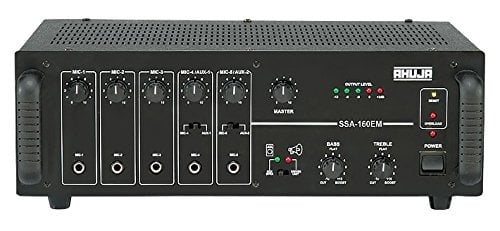 Ahuja SSA160EM 5-Microphone 2-Aux Input Amplifier Ahuja SSA160EM 5-Microphone 2-Aux Input Amplifier