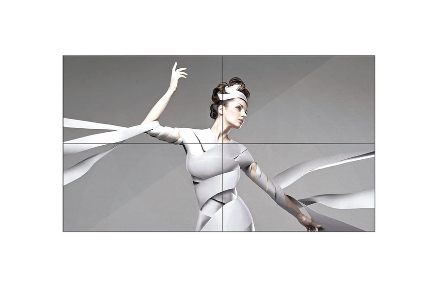 LG Slim Design Ultra Narrow Bezel Full HD 55" Display, Brightness 700 cd/m2, 55LV77D