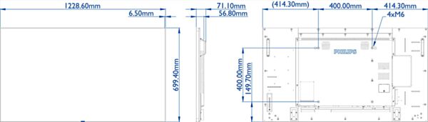 Philips Signage P-Line Display 55 Inch 55BDL5055P/00 Philips Signage P-Line Display 55 Inch 55BDL5055P/00
