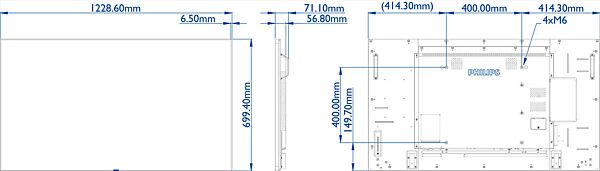 Philips Signage P-Line Display 55 Inch 55BDL5057P/00 Philips Signage P-Line Display 55 Inch 55BDL5057P/00