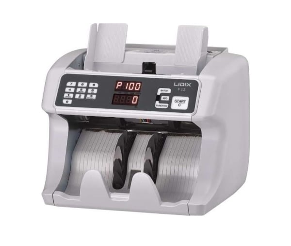 Lidix F-10 Professional Banknote Counter with UV, MG & IR Detection Currency Counting Machine