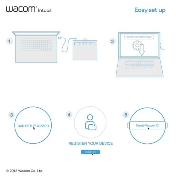 Wacom Intuos Medium Bluetooth Black W/CTL-6100WLK-N Wacom Intuos Medium Bluetooth Black W/CTL-6100WLK-N