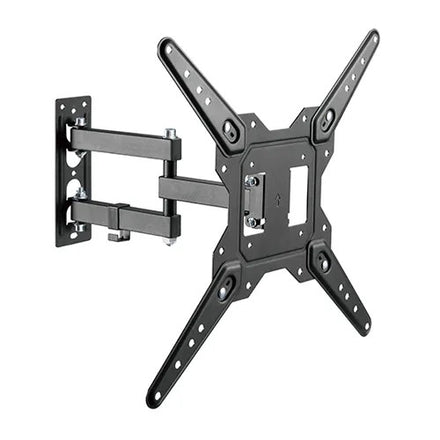 VSYS VS02E-443 Economical Full-Motion TV Wall Mount for 23"–65" Displays, 30 kg