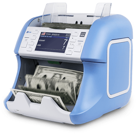 Dual CIS Premium Value Counter Newton Mini – Compact Currency Counter by Kisan