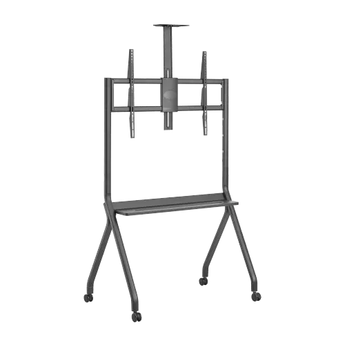 VSYS VTLX16-69FW Heavy-Duty Mobile TV Cart for 55"–100" Displays, 120 kg