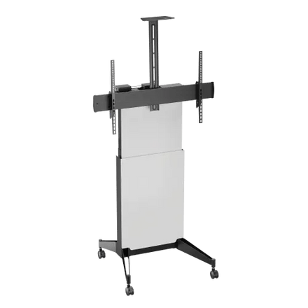 VSYS VTLX18H-610TW Motorised Height-Adjustable TV Cart for 55"–100" Displays, 120 kg