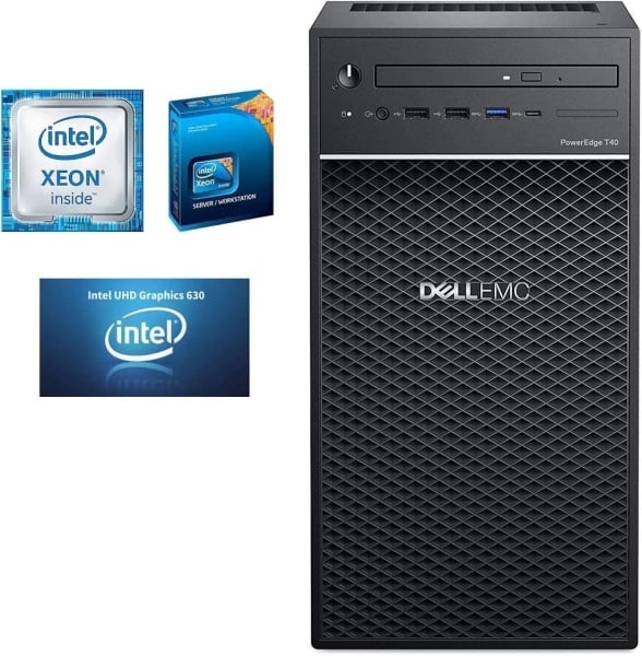 Dell PowerEdge T140 Server, (Intel Xeon, E-2224, 8GB, DDR4, 1TB, HDD) Dell PowerEdge T140 Server, (Intel Xeon, E-2224, 8GB, DDR4, 1TB, HDD)