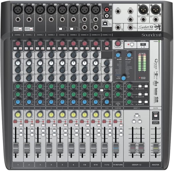 Soundcraft Signature 12 MTK 12-Input Multi Track Mixer with Effects Soundcraft Signature 12 MTK 12-Input Multi Track Mixer with Effects