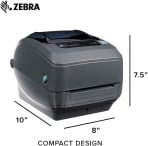 Zebra GX430T Thermal Transfer Desktop Label Printer Zebra GX430T Thermal Transfer Desktop Label Printer