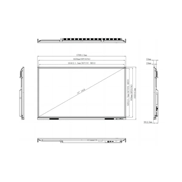 OneScreen TL7 75 OneScreen TL7 75