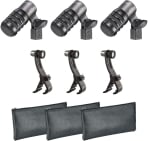 Audio-Technica ATM230PK Three Pieces Pack Drum Microphones Audio-Technica ATM230PK Three Pieces Pack Drum Microphones