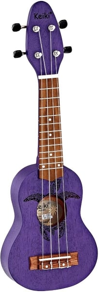 Ortega K1-PUR Keiki Soprano Ukulele Satin Purple Finish Ortega K1-PUR Keiki Soprano Ukulele Satin Purple Finish