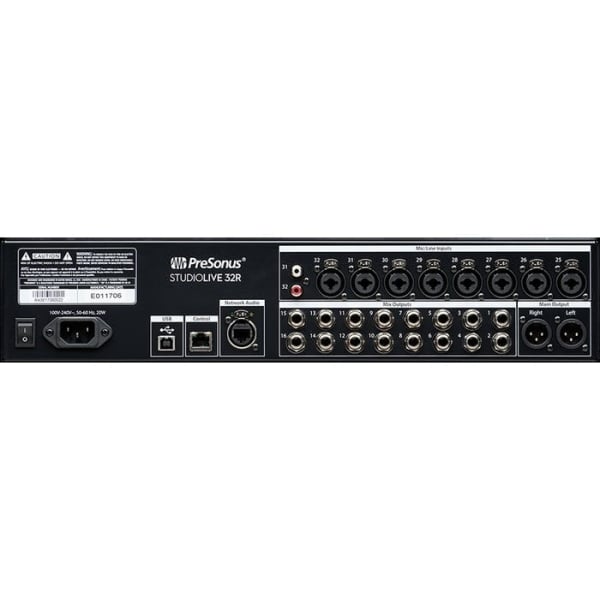 Presonus StudioLive 32R UK 32-Channel Digital Rack Mixer With Integrated Audio Interface Presonus StudioLive 32R UK 32-Channel Digital Rack Mixer With Integrated Audio Interface