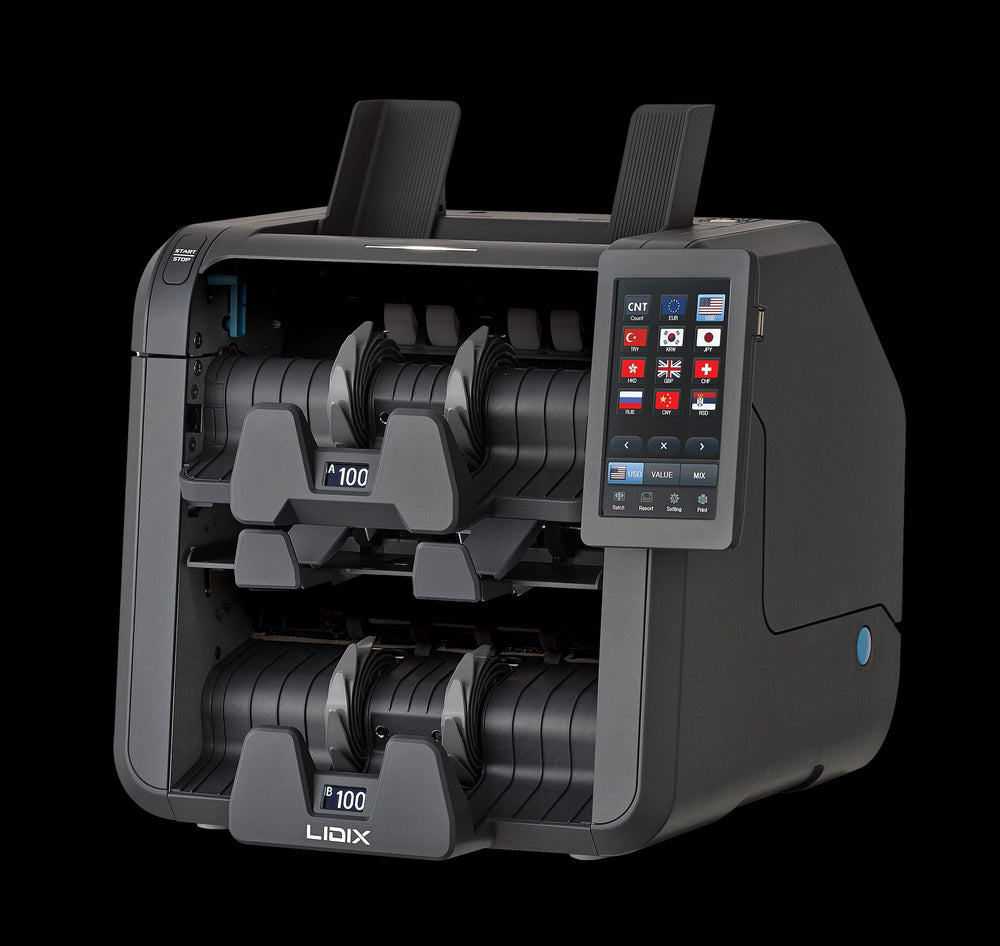 Lidix SL-250F 3 Pocket Fitness Sorter Currency Counter – SKU SL-250F Lidix SL-250F 3 Pocket Fitness Sorter Currency Counter – SKU SL-250F